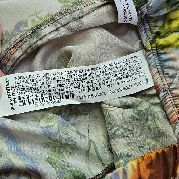 Zara Multicolor Patchwork Pants - Picture 6 of 8